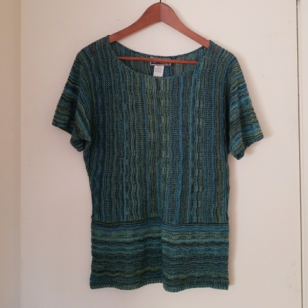 212 Green Blue Top